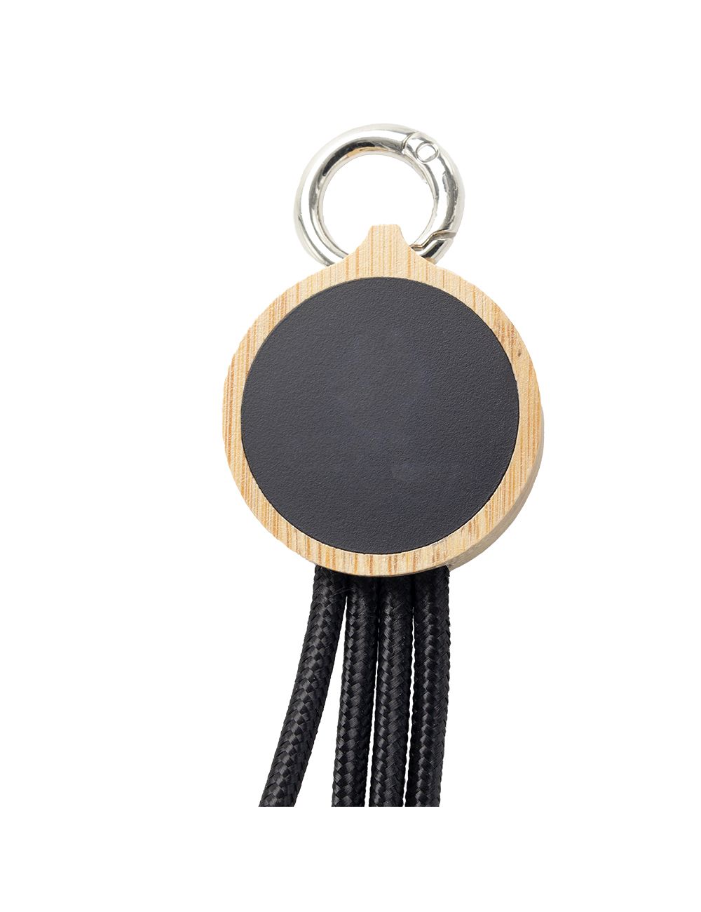 Kabel 3w1 z podświetlanym logo w drewnianej...