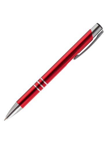 Długopis Lind, czerwony 