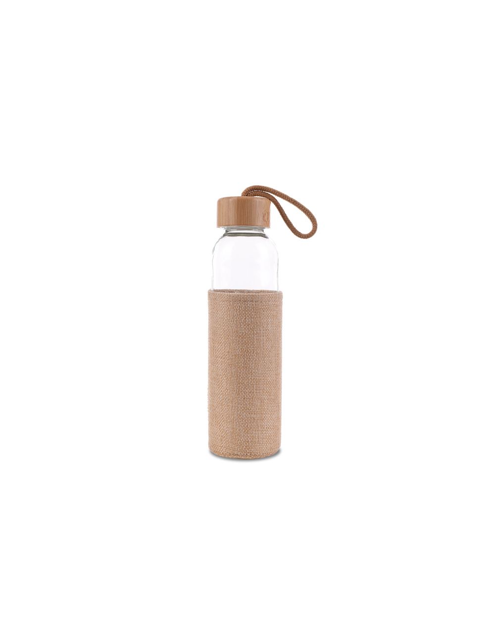 Szklana butelka Aquarius 500 ml, beżowy