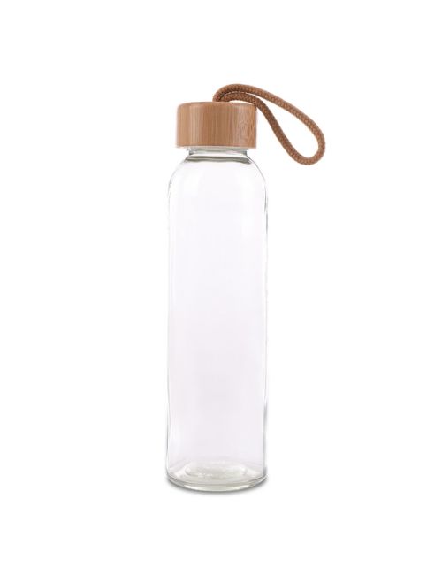 Szklana butelka Aquarius 500 ml, beżowy