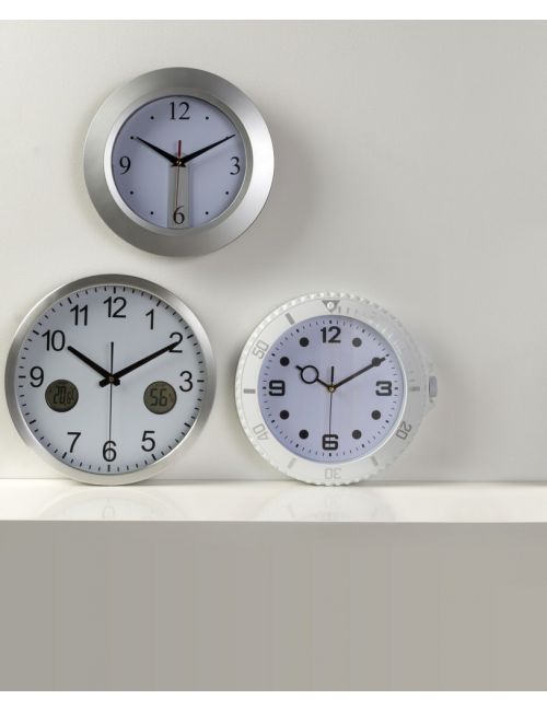 Zegar ścienny, stacja pogodowa