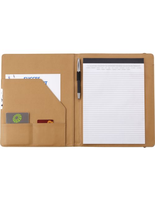 Korkowa teczka konferencyjna z notatnikiem