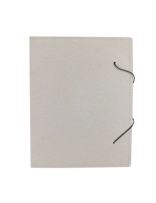 Teczka konferencyjna ok. A4 z kartonu z recyklingu z notatnikiem