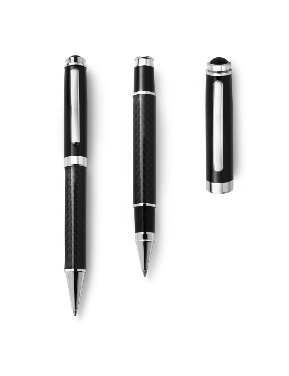 Zestaw piśmienny, długopis i pióro kulkowe
