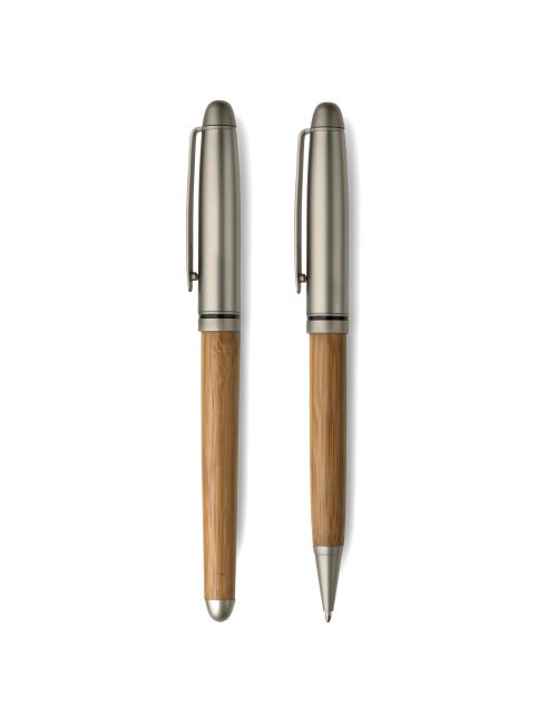 Zestaw piśmienny, długopis i pióro kulkowe