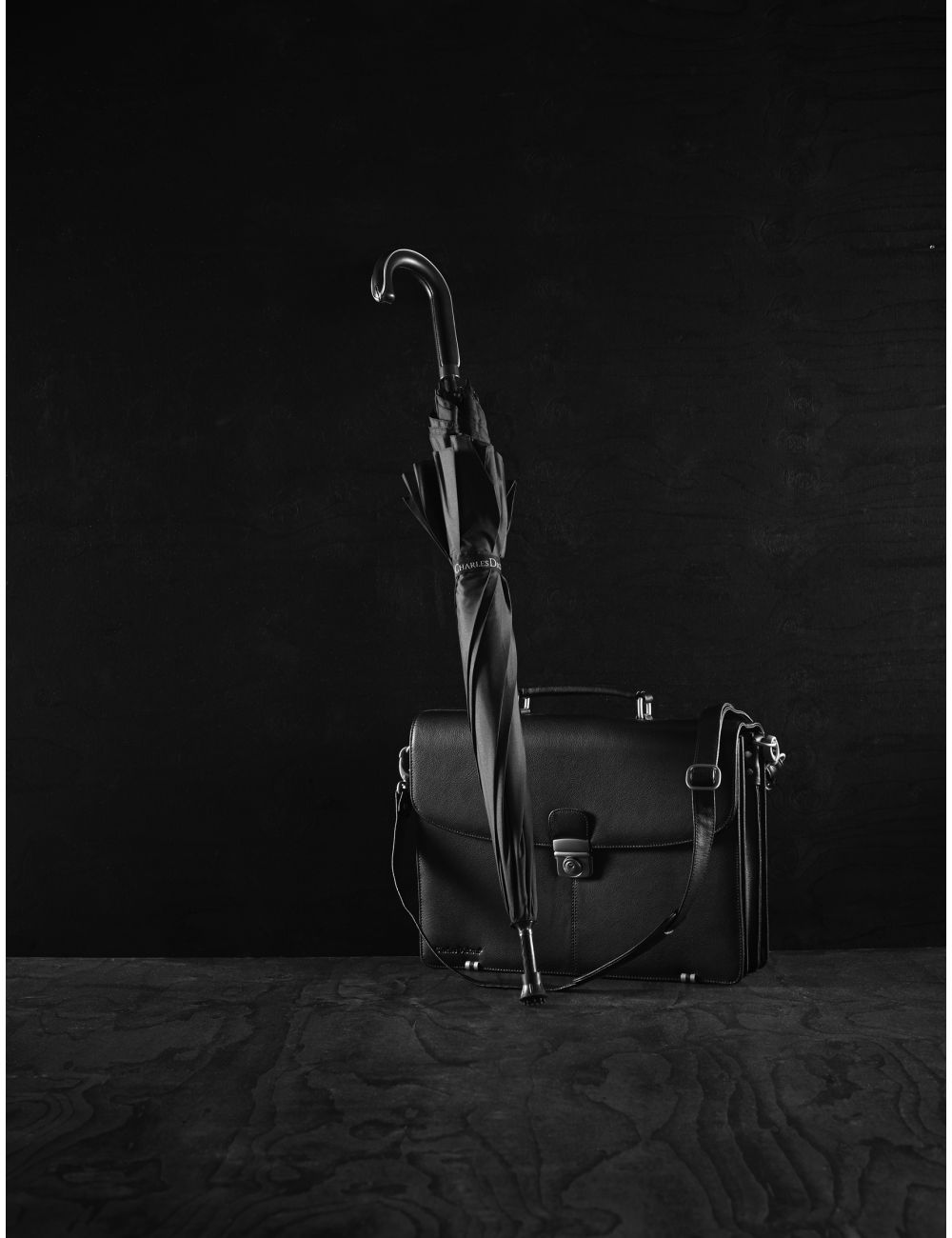 Parasol automatyczny Charles Dickens, laska