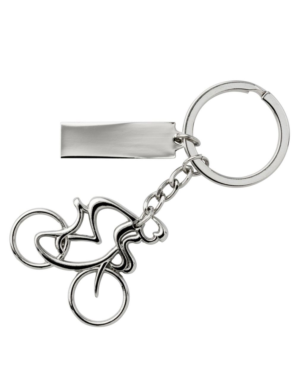 Brelok do kluczy "rowerzysta"