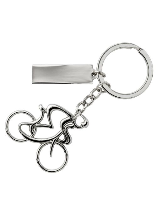 Brelok do kluczy "rowerzysta"