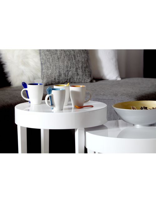 Kubek ceramiczny 300 ml z łyżeczką