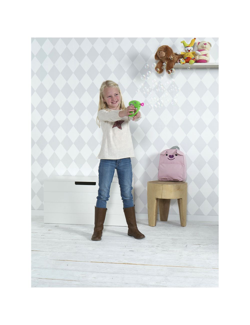 Pistolet, urządzenie do robienia baniek mydlanych