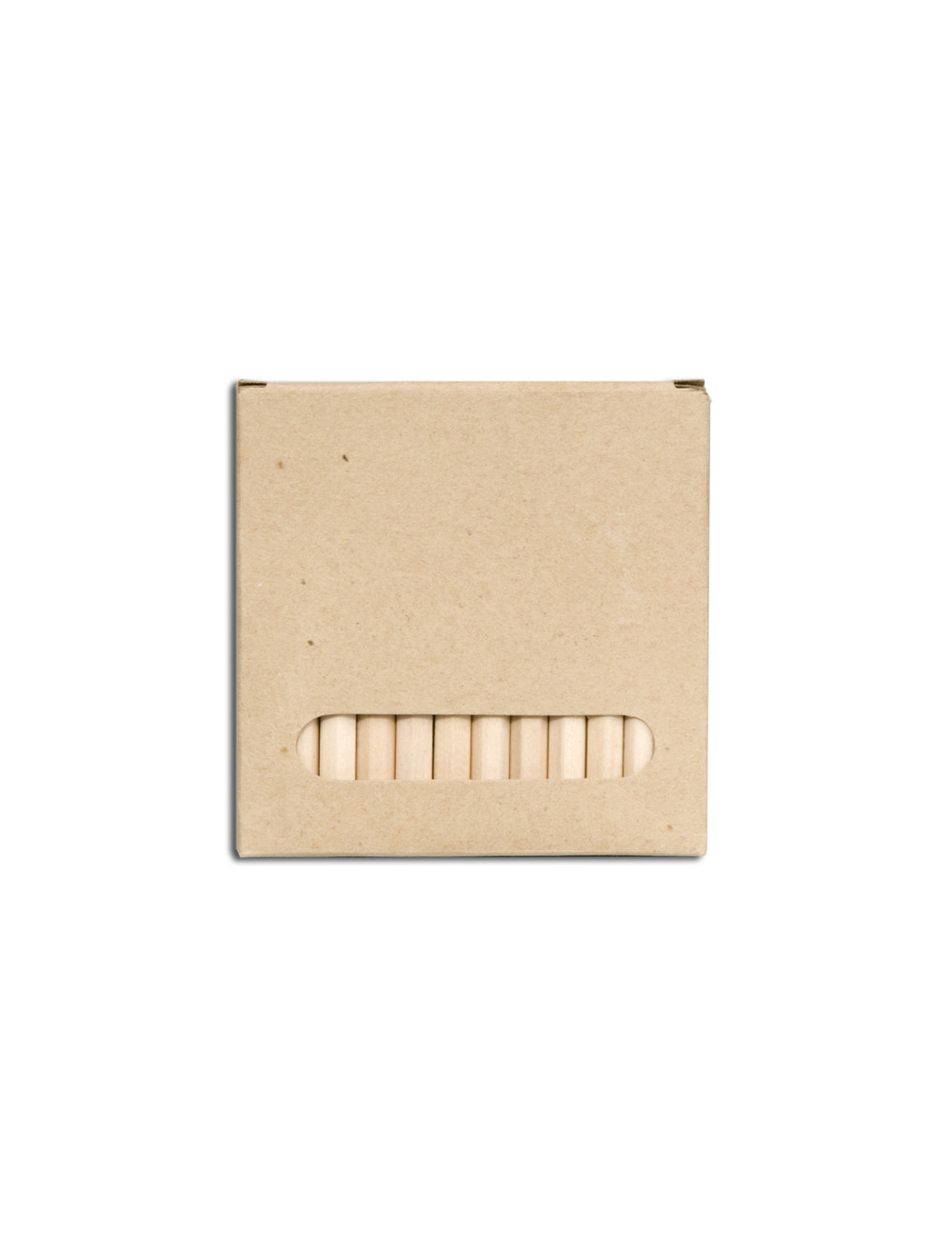 Zestaw kredek 9 cm, ecru