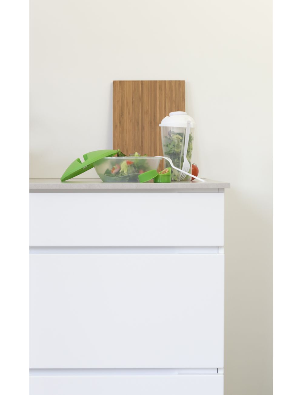 Pudełko śniadaniowe 1 L, widelec i pojemnik na...