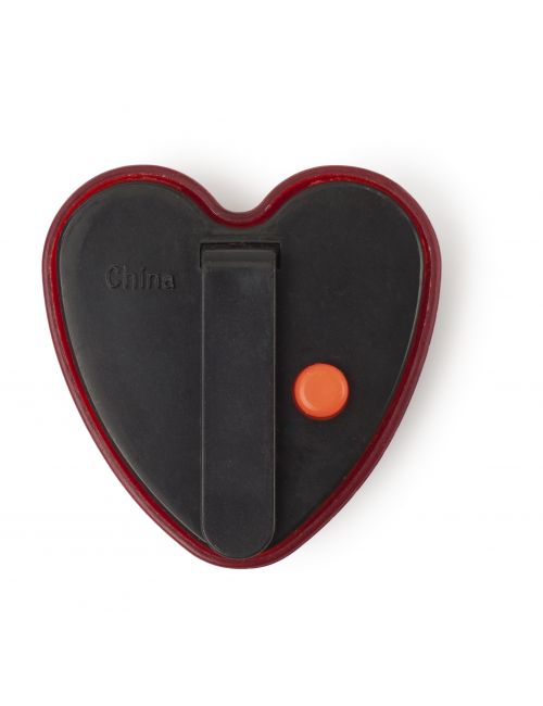 Klip "serce" z migającym światełkiem