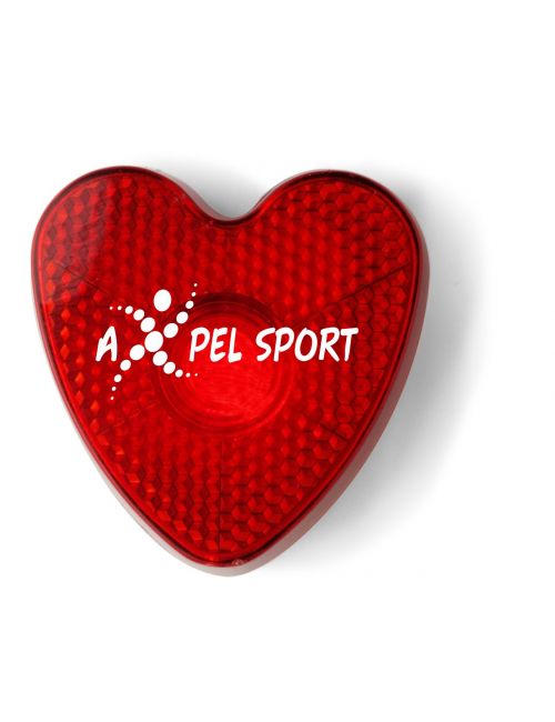 Klip "serce" z migającym światełkiem