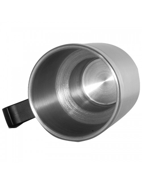 Kubek izotermiczny Auto Steel Mug 400 ml z podgrzewaczem, srebrny/czarny 