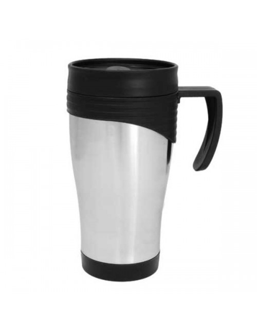 Kubek izotermiczny Odense 400 ml, srebrny