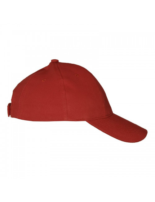 Czapka 6-panelowa, czerwony