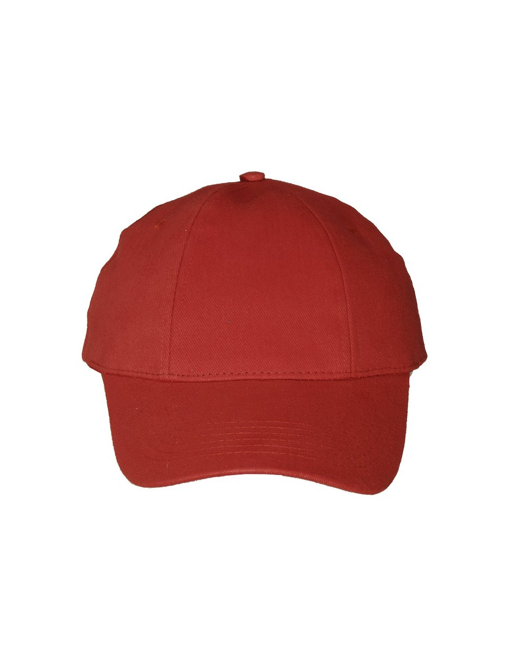 Czapka 6-panelowa, czerwony