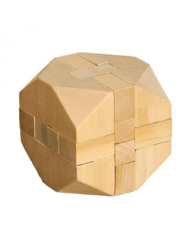 Układanka logiczna Cube, ecru 