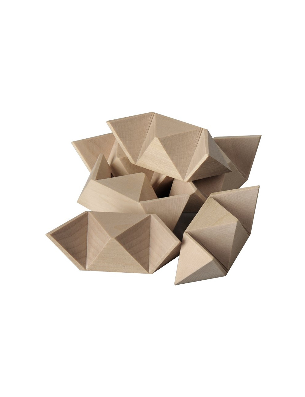 Układanka logiczna Star, ecru 