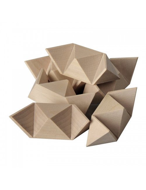 Układanka logiczna Star, ecru 