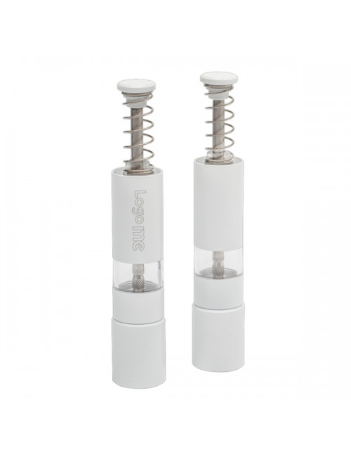 Zestaw młynków Salt & Pepper Twosome, biały - druga jakość