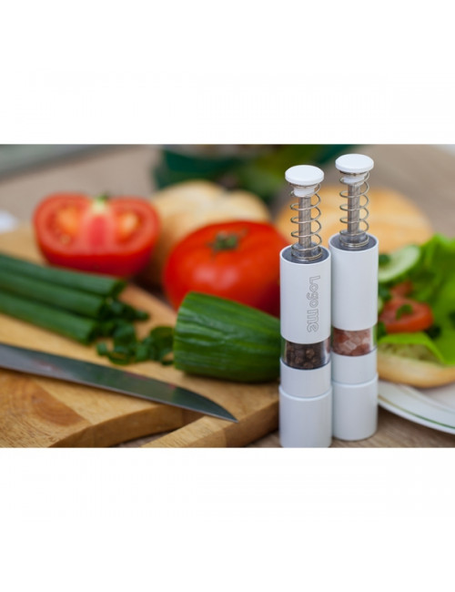 Zestaw młynków Salt & Pepper Twosome, biały - druga jakość