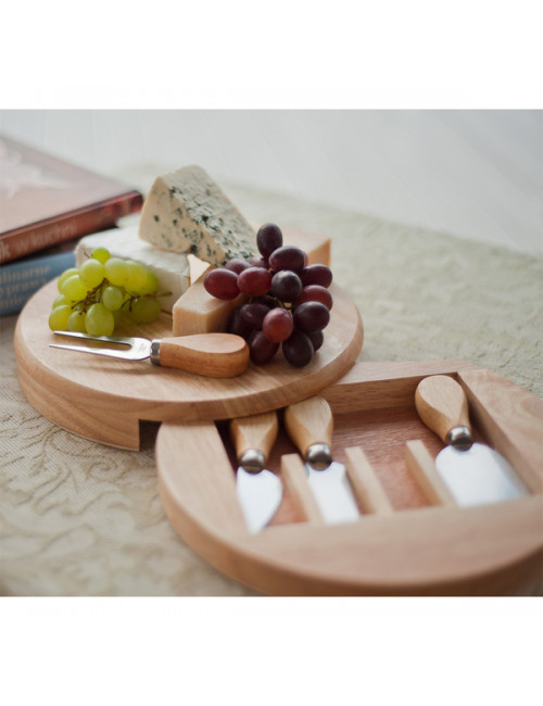 Zestaw serowy Roma, brązowy 