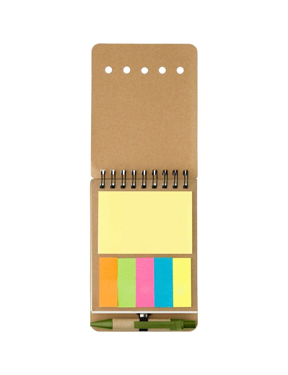 Zestaw do notatek, notatnik ok. A6, karteczki...