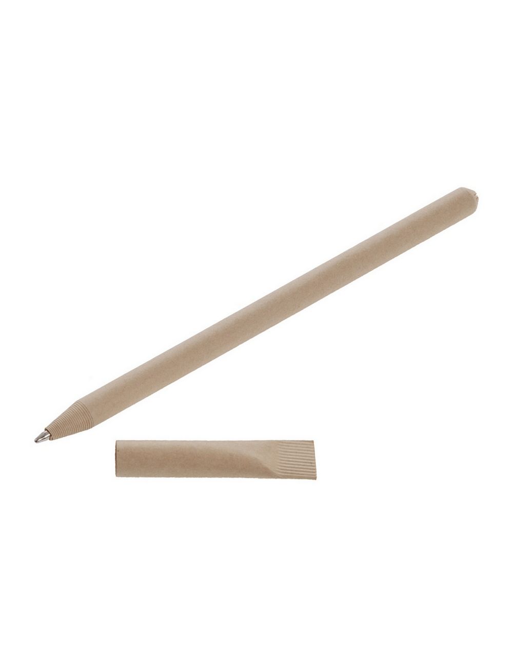 Długopis ze zrolowanego papieru z zatyczką | Debra