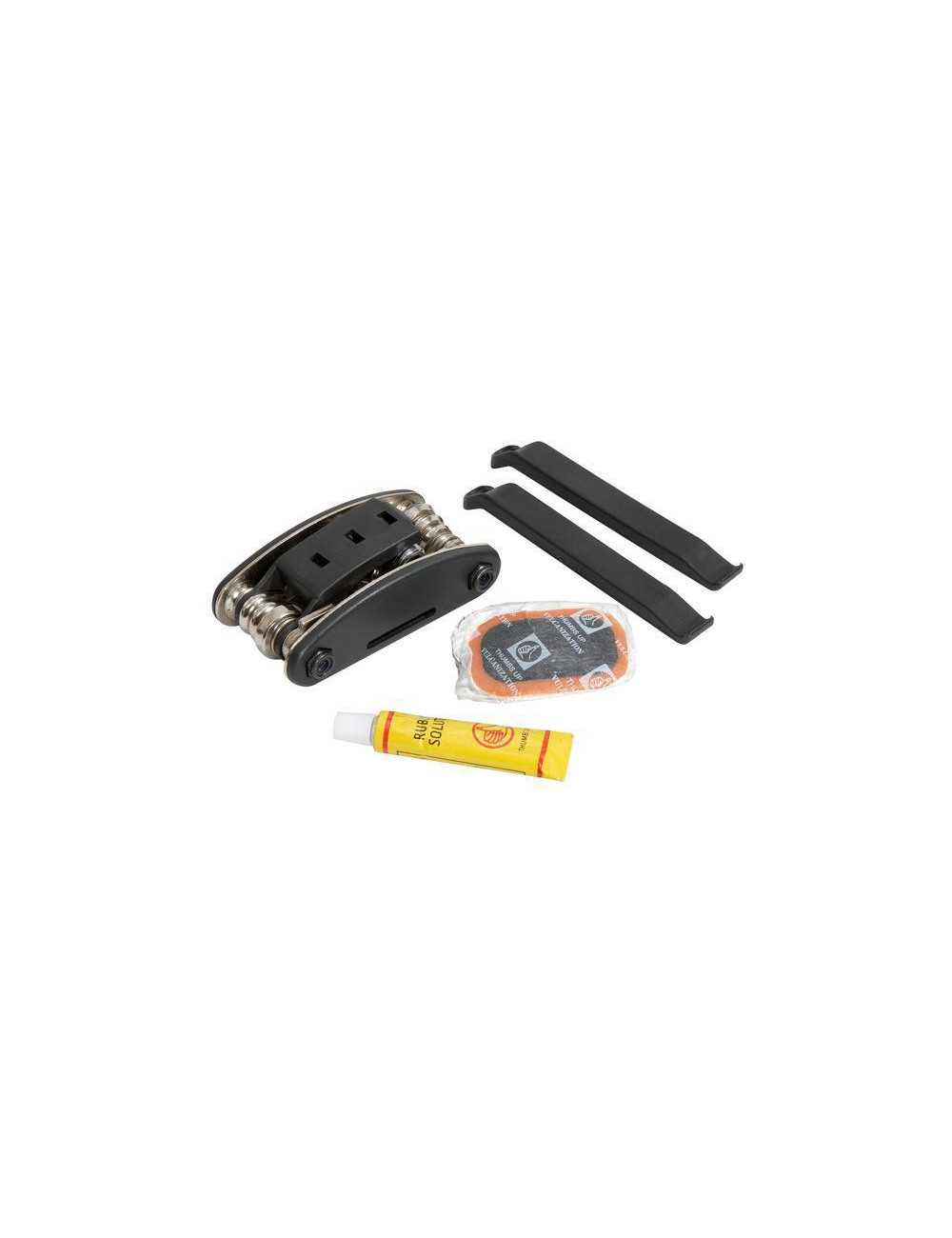 Zestaw narzędzi do roweru Biker, czarny