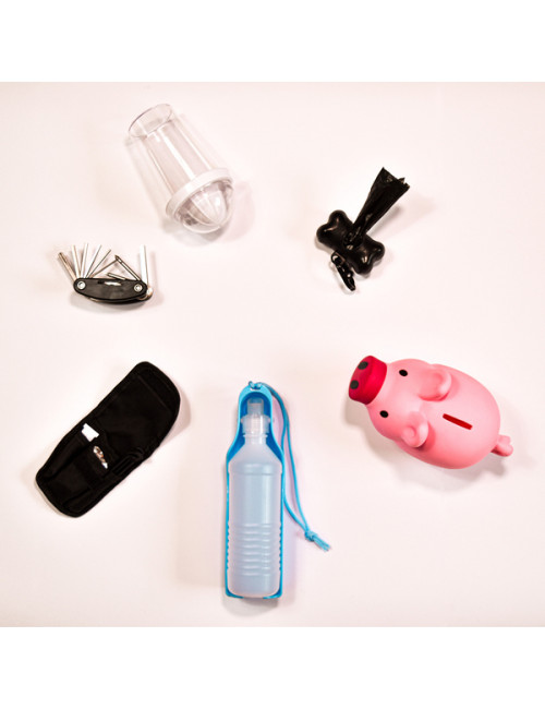 Zestaw narzędzi do roweru Biker, czarny