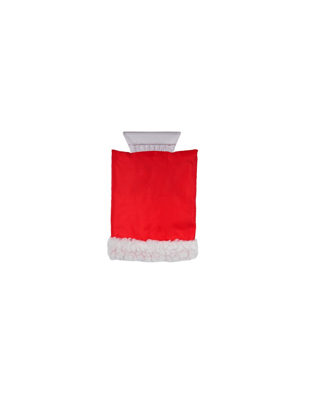 Skrobaczka do szyb z rękawicą, czerwony 