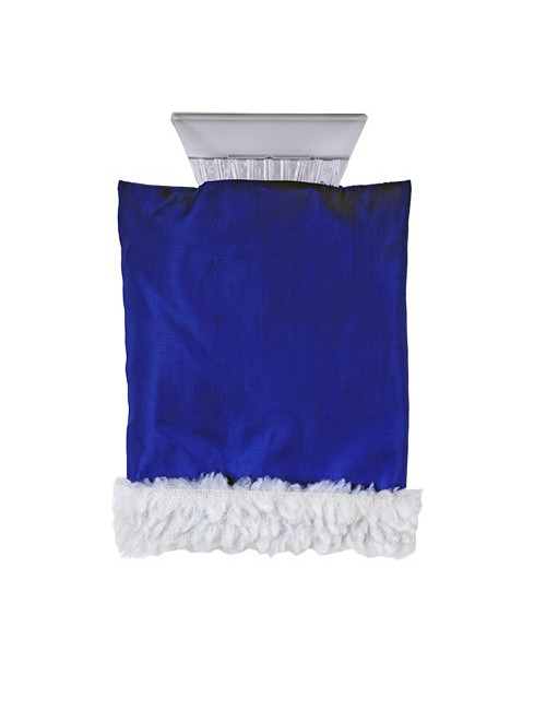 Skrobaczka do szyb z rękawicą, niebieski 