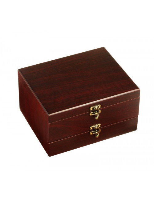 Zestaw do wina Double Decker, brązowy