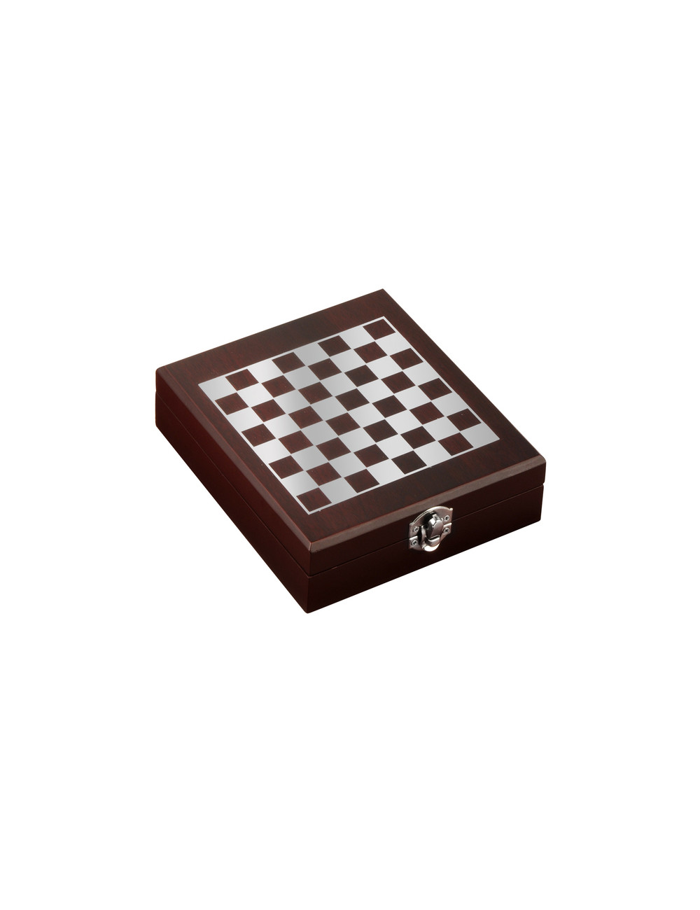 Zestaw do wina z szachami Sublime, brązowy