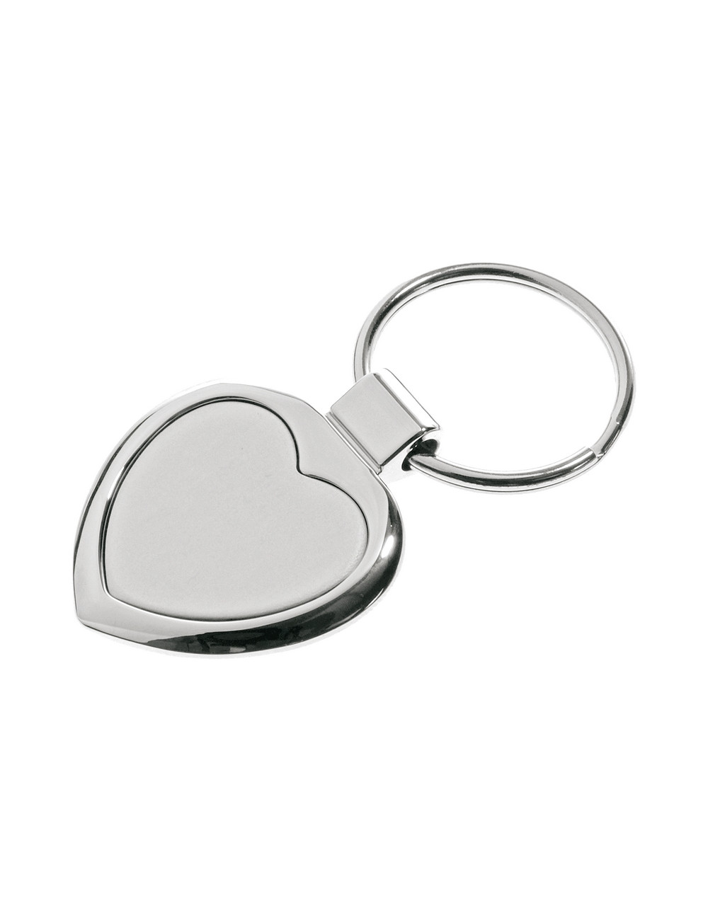 Brelok metalowy Stout Heart, srebrny