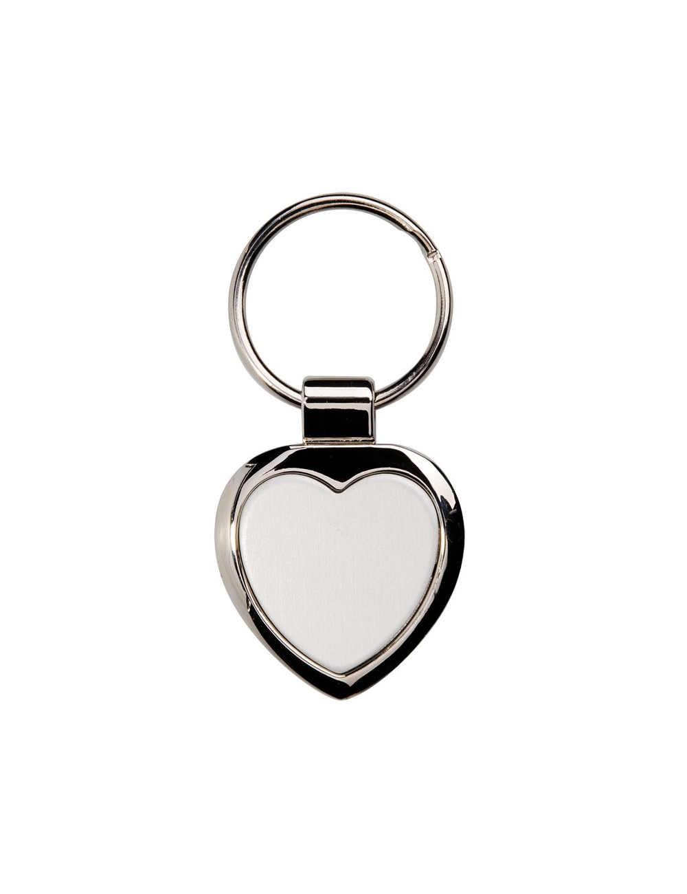 Brelok metalowy Stout Heart, srebrny