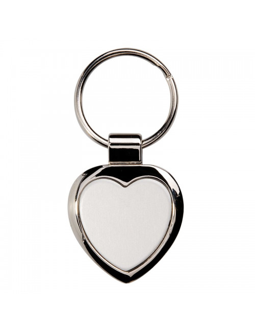 Brelok metalowy Stout Heart, srebrny