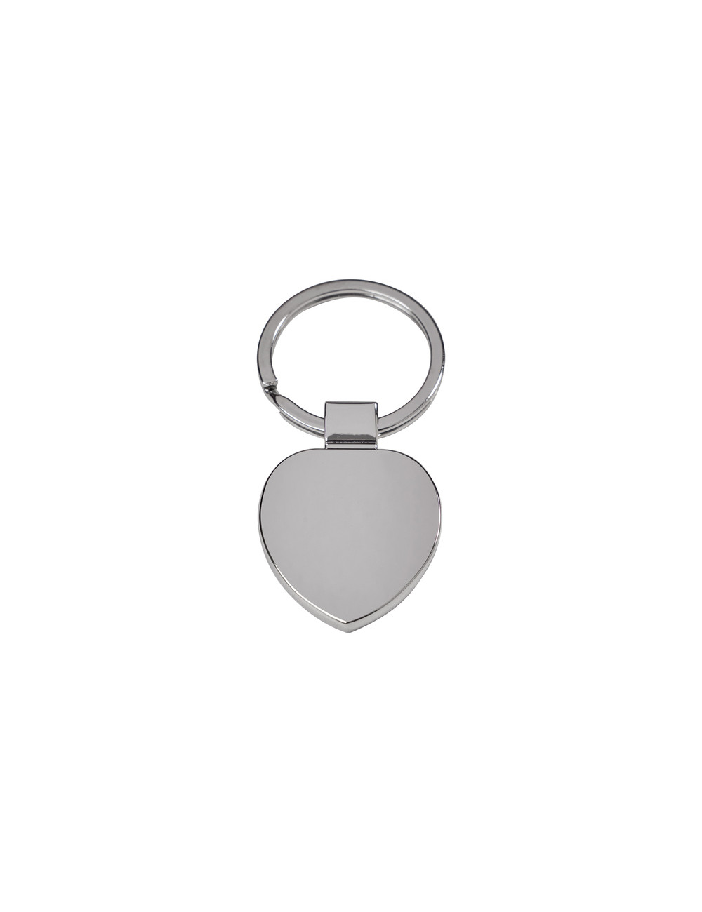Brelok metalowy Stout Heart, srebrny