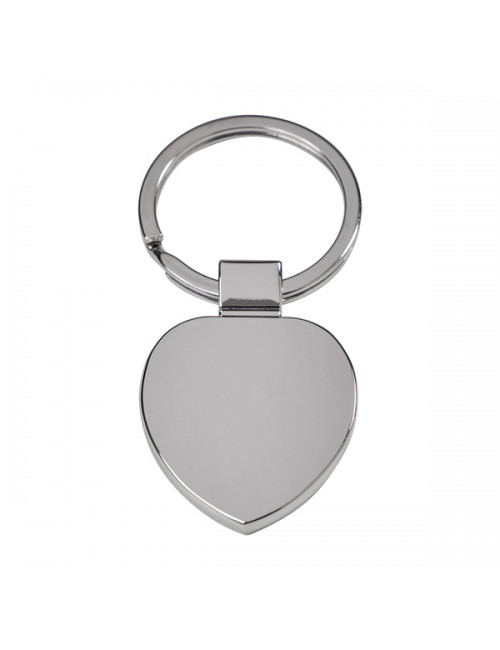 Brelok metalowy Stout Heart, srebrny