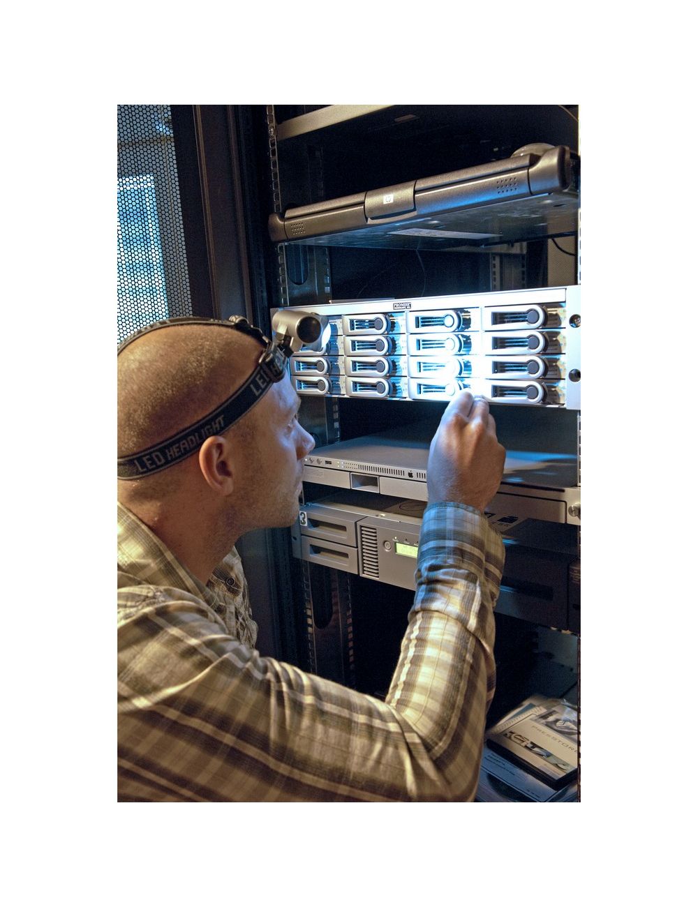Latarka na głowę 8 LED