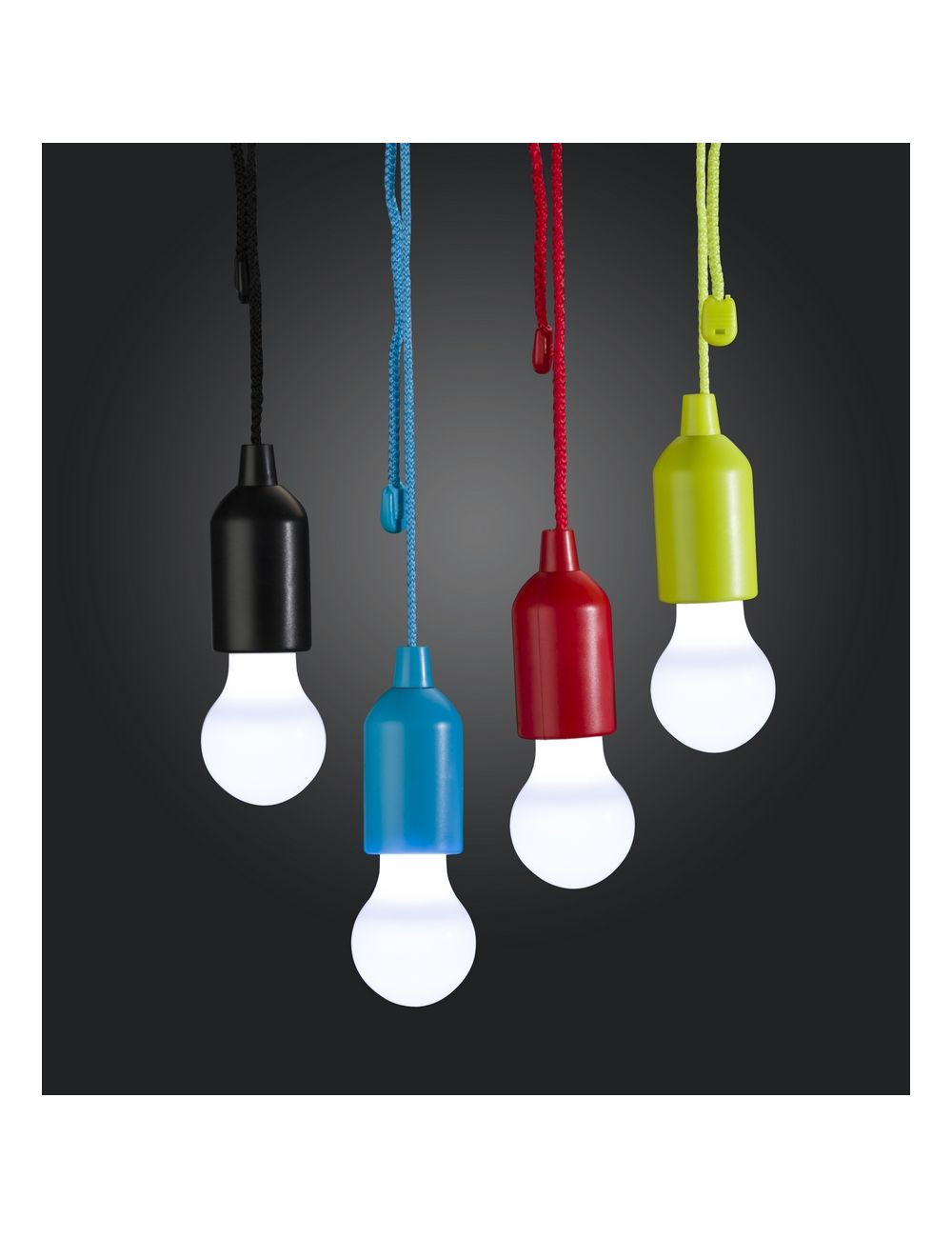 Wisząca lampka 1W LED "żarówka"