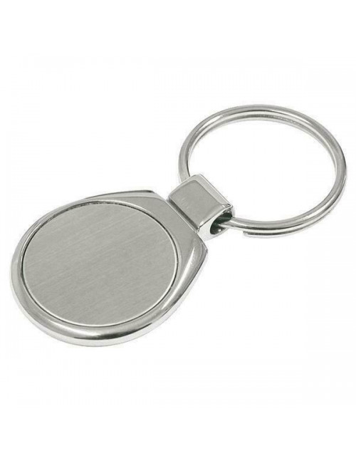 Brelok metalowy Metal Promo, srebrny 