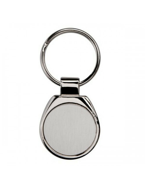 Brelok metalowy Metal Promo, srebrny 