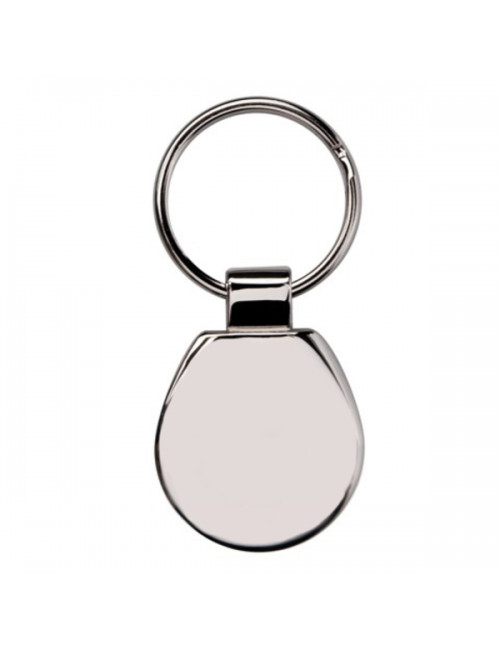 Brelok metalowy Metal Promo, srebrny 