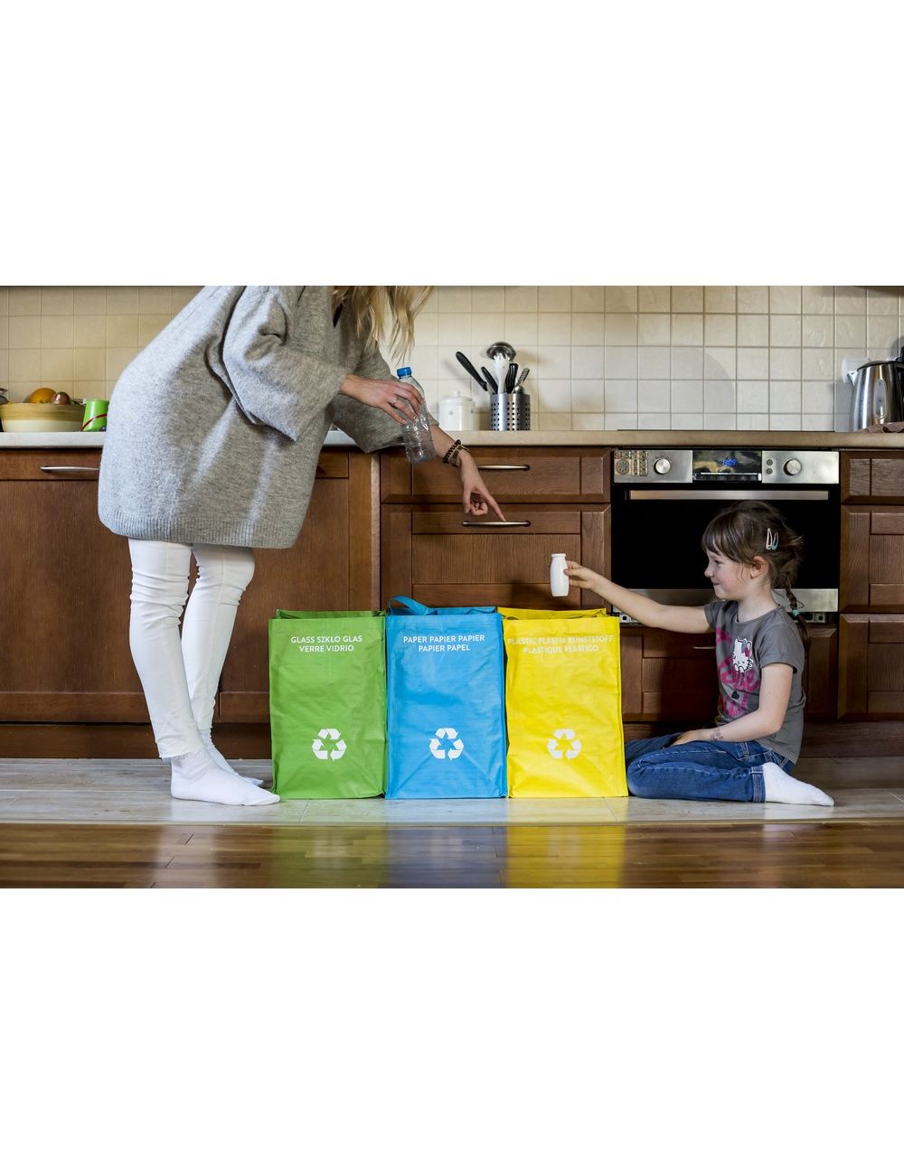 Torby do segregacji, 3 szt. | Justin