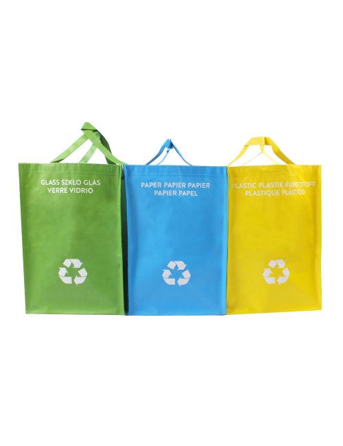 Torby do segregacji, 3 szt. | Justin
