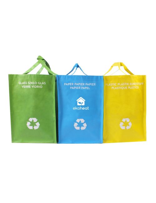 Torby do segregacji, 3 szt. | Justin