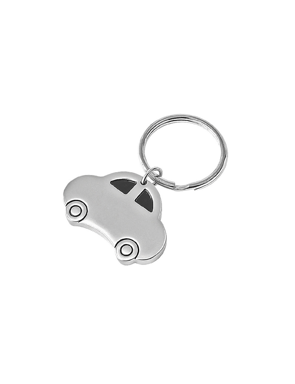 Brelok metalowy Auto, srebrny